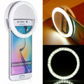 Portable Selfie Ring Clip On for Mobile Phone (works on all phones )