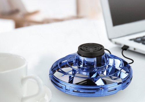 Mini Drone LED UFO Type Flying Helicopter Spinner Fingertip (free shipping)